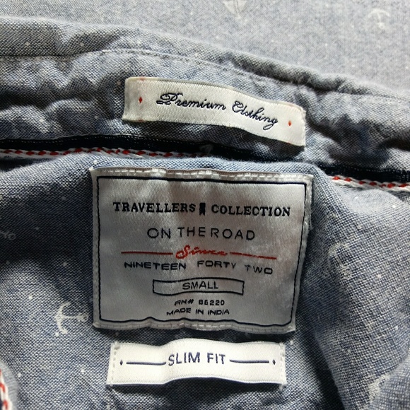 ON THE ROAD NAUTICAL SHIRT SIZE SMALL - Picture 6 of 8